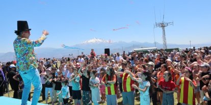Kocasinan’da uçurtmalar gökyüzünü renklendirdi