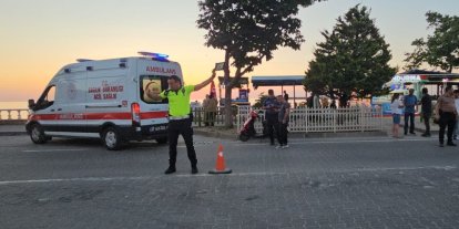 Kastamonu’da yayaya çarpan motosikletin sürücüsü yaralandı
