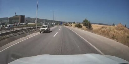 Çanakkale’de ters yönde giden sürücü kazaya davetiye çıkarttı