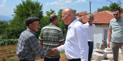 Başkan Kumral mahallelerde süren çalışmaları yerinde inceledi