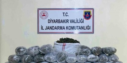 Diyarbakır’da yaklaşık 55 kilo uyuşturucu ele geçirildi