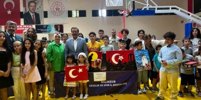 Burhaniye’de Yaz Spor Okulları törenle açıldı