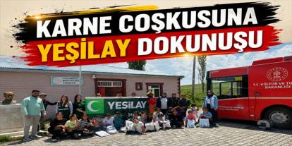 Yeşilay Kars, Miniklerin Karne Heyecanını Paylaştı