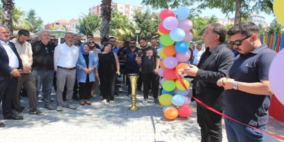 Türkeli’de yenilenen park açıldı