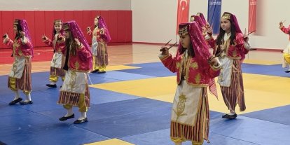 Çorum’da gençler ve çocuklar gösterileriyle alkış topladı