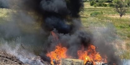 Kütahya’da takla atan otomobil alev aldı: 5 yaralı