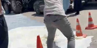 Belediye önüne süt dökme eyleminin ardındaki gerçek ortaya çıktı