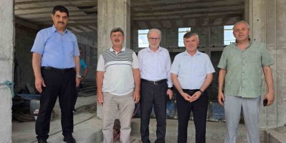 Köyceğiz Zeytinalanı Merkez Camii inşaatı hızla yükseliyor