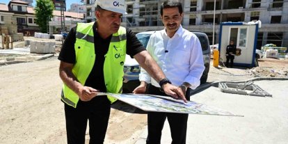 Başkan Taşkın rezerv alanında incelemede bulundu