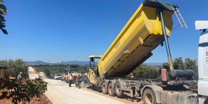 Aydın’da yol çalışmaları sürüyor