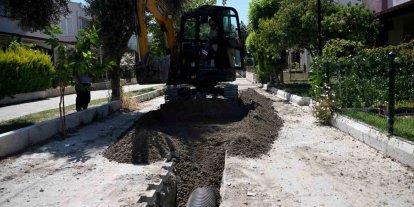 Kuşadası’nda 294 metrelik yağmur suyu hattı çalışması başladı