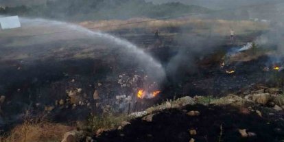 Bilecik’te otluk alanda çıkan yangın paniğe neden oldu