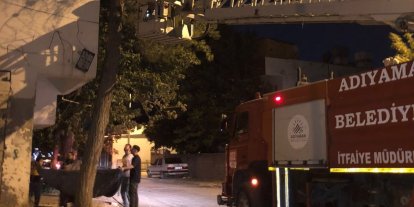 Ağaçta mahsur kalan kediyi itfaiye ekipleri kurtardı