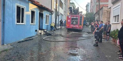 Küçükkuyu’da ev yangını: 1 kişi yaralandı