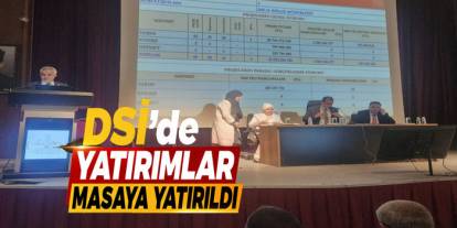 DSİ 24. Bölge Müdürlüğü Yatırımları Masaya Yatırdı