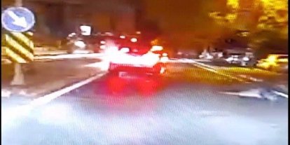 Buca’da belediye işçisinin ölümüne neden olan feci kaza kamerada