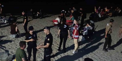 Tekirdağ Emniyeti’nden sahilde "Huzuru Birlikte Koruyalım" çağrısı