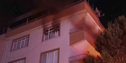 Bursa’da apartman dairesinde çıkan yangın paniğe neden oldu