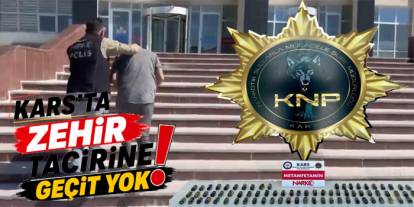 Kars'ta Uyuşturucu Kuryesine Darbe