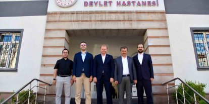 Yeşilhisar heyetinden Başhekim Çöl’e ziyaret