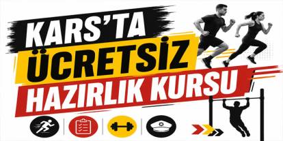 Kars'ta POMEM ve BESYO Adaylarına Ücretsiz Hazırlık Kursu