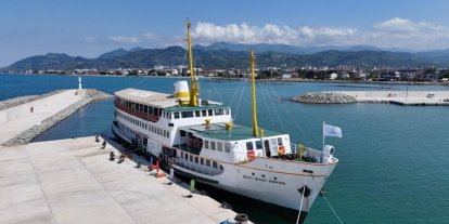 Ordu’da Şehit Necati Gürkaya Gemisi ilk seferini yaptı