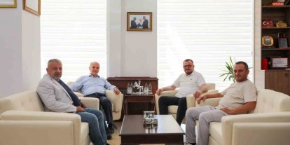 Başkan Faruk Özlü’ye anlamlı ziyaret