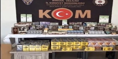 Bingöl’de kaçakçılık ve uyuşturucu operasyonu