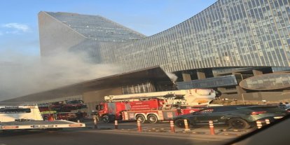 Ankara’da iş yerinde çıkan yangın söndürüldü