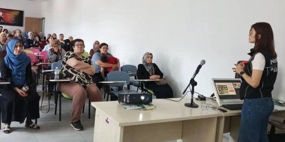 Nazilli’de kadın sağlığı, narkotik ve mahremiyet konularında eğitim verildi