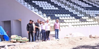 Aydın’da 6 bin kişilik Adnan Menderes Stadyumu’nun yapımı sürüyor