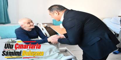 Kars İl Müdürü Tosunoğlu Yaşlılarla Bir Araya Geldi