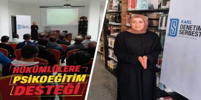 Kars Denetimli Serbestlikte Gönüllülük ve Psikososyal Destek Çalışmaları Sürüyor