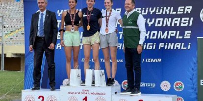 Eskişehirli atletler, İzmir’den kürsüyle döndü
