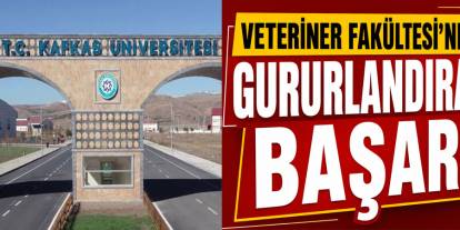 Veteriner Fakültesi'nden Gururlandıran Başarı
