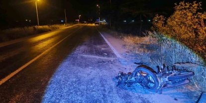 Motoaijlet sürücüsü kazada hayatını kaybetti