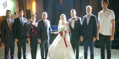 AK Parti Teşkilatı Ticaret İl Müdürü Kürkçü’nün mutlu gününe ortak oldu