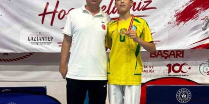 Arabanlı Taekwondocu bölge şampiyonu Ahmet Öztürk Gaziantep’i temsil edecek