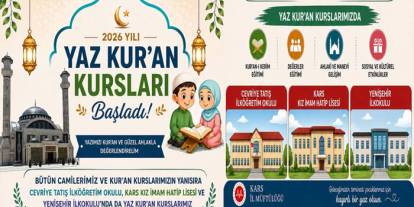 Yaz Kur’an Kursları Kars’ta Başladı