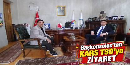 Azerbaycan Kars Başkonsolosu Zamin Aliyev’den Kars TSO’ya Veda Ziyareti