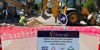 Bozdoğan’da doğalgaz için ilk kazma vuruldu