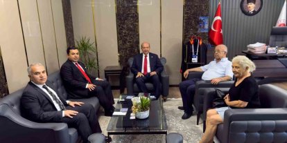 KKTC 5. Cumhurbaşkanı Tatar, Anamur Adalet Sarayını ziyaret etti