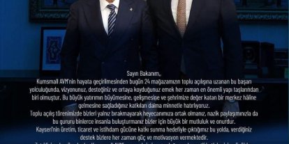 Başkan Sarıkaya’dan Elitaş’a teşekkür