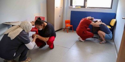 EFAK’tan Otizm Yaşam Merkezi’nde hayat kurtaran tatbikat