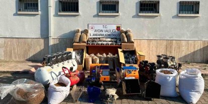 Köşk’te kaçak sigara imalathanesine operasyon: 350 kilo tütün ele geçirildi