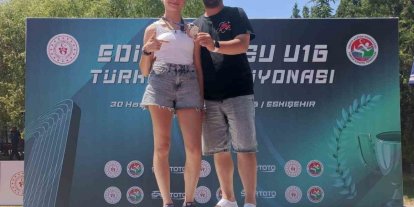 Atlet Alya Gül Keskin, U16 Türkiye Şampiyonu oldu