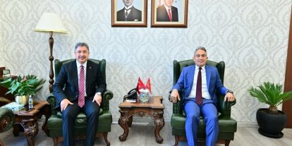 Eskişehir Cumhuriyet Başsavcılığına atanan Deniz, Vali Yılmaz’ı ziyaret etti