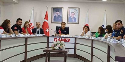 Sel felaketlerine karşı masa başı tatbikatı yaptılar