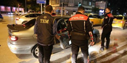 Polisten asayiş ve trafik denetimi