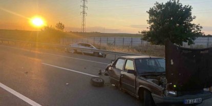 İpsala’da meydana gelen kazada 1 kişi ağır yaralandı